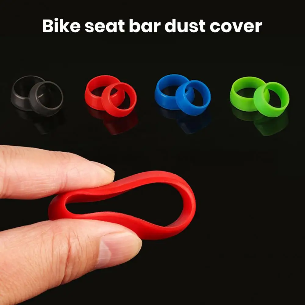 Silicon Ring Waterproof Mud Proof High Elasticity Mountain Bike Seatpost Silicone Dust Cover Bicycle Accessories