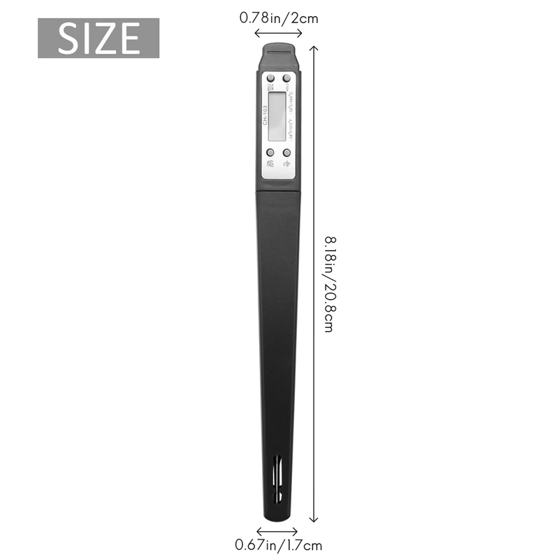 Promotion! Cooking Food Thermometer Digital Instant Reading Meat Thermometer Barbecue Thermometer High Precision Kitchen Thermom