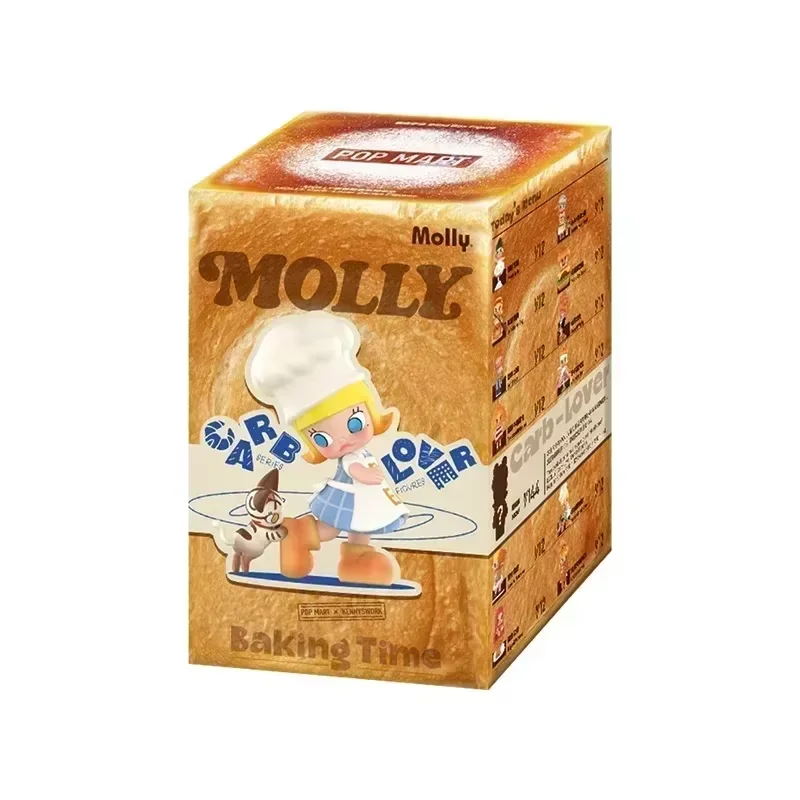 

POP MART MOLLY Carb-Lover Series Blind Box 100% Original Anime PVC Action Figure Collectible Doll Desktop Ornament Toy