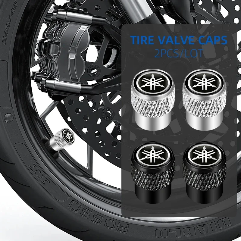 2 шт. аксессуары для мотоциклов для YAMAHA YZF R1 R3 R6 R25 R125 R1M YZFR1 YZFR6 YZFR3 металлические колпачки для клапана воздушного порта для шин