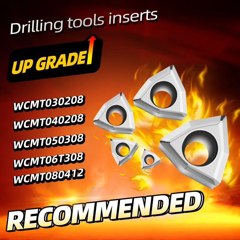 

WCMT030208 040208 050308 06T308 WCMT 080412 жесткая режущая пластина из карбида Udrill с ЧПУ пробойник Токарные инструменты для алюминия и меди