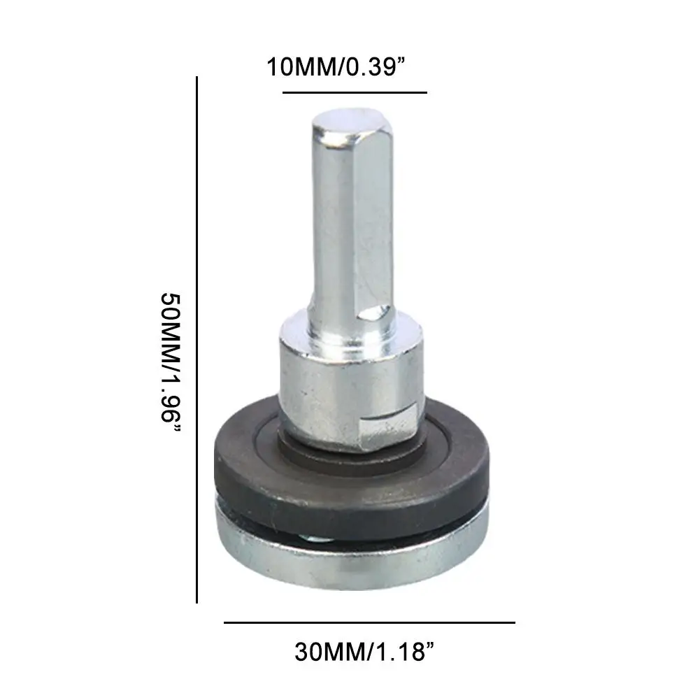 Amoladora angular de taladro eléctrico, 1 piezas, 6mm/10mm, biela para disco de corte, adaptador de rueda de pulido