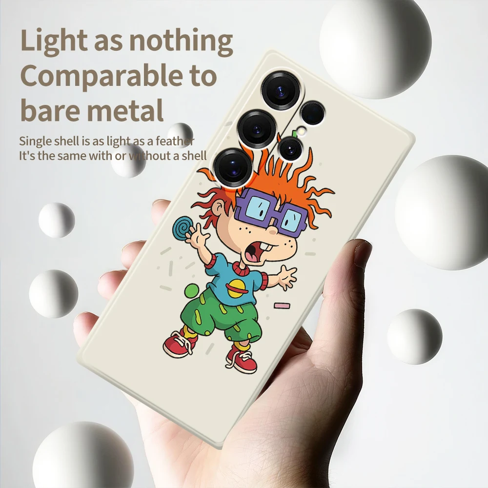 Casing Ponsel Kartun Anak-Anak untuk Samsung Galaxy S25 S24 S23 S22 S21 S20 Ultra Plus S23 FE S21FE S20FE S10 Plus Bahan Silikon