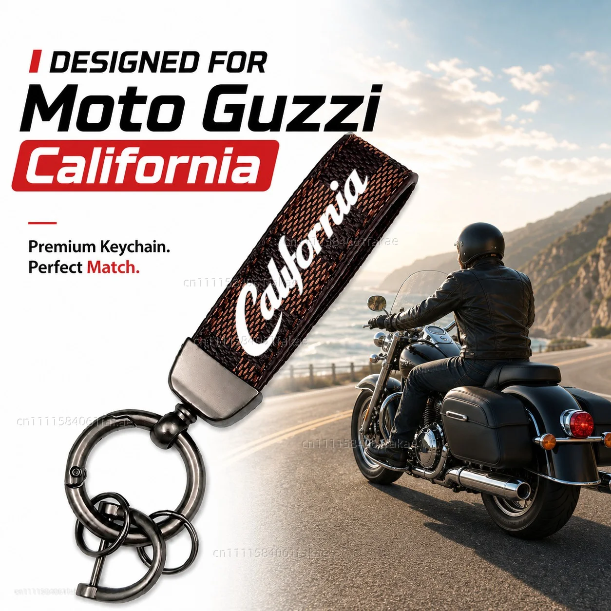 

For Moto Guzzi California 1971-2020 Cruiser Motorcycle Keychain Custom Logo Gift for Rider Men Women