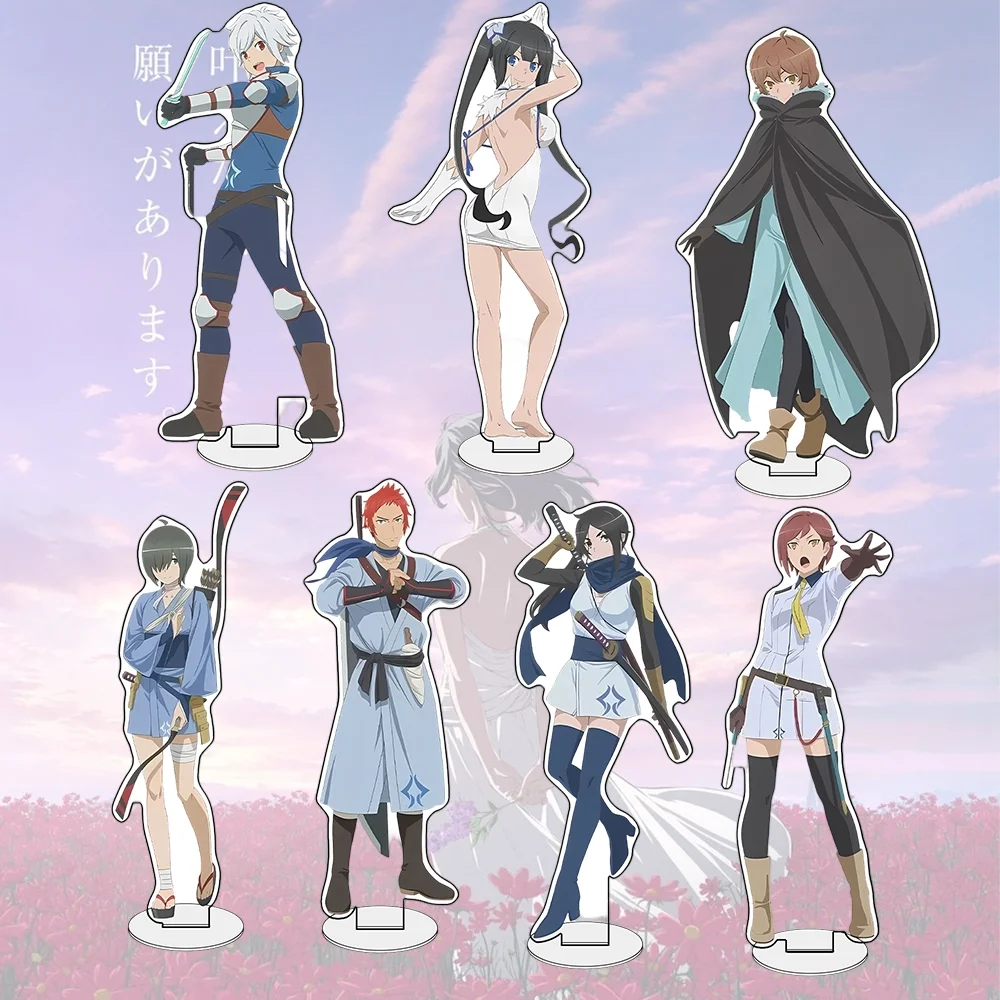 Is It Wrong to Try to Pick Up Girls in a Dungeon? 15cm Acrylic Stand Keychain ‘Bell Cranel’ Desk Ornament Holiday Gift
