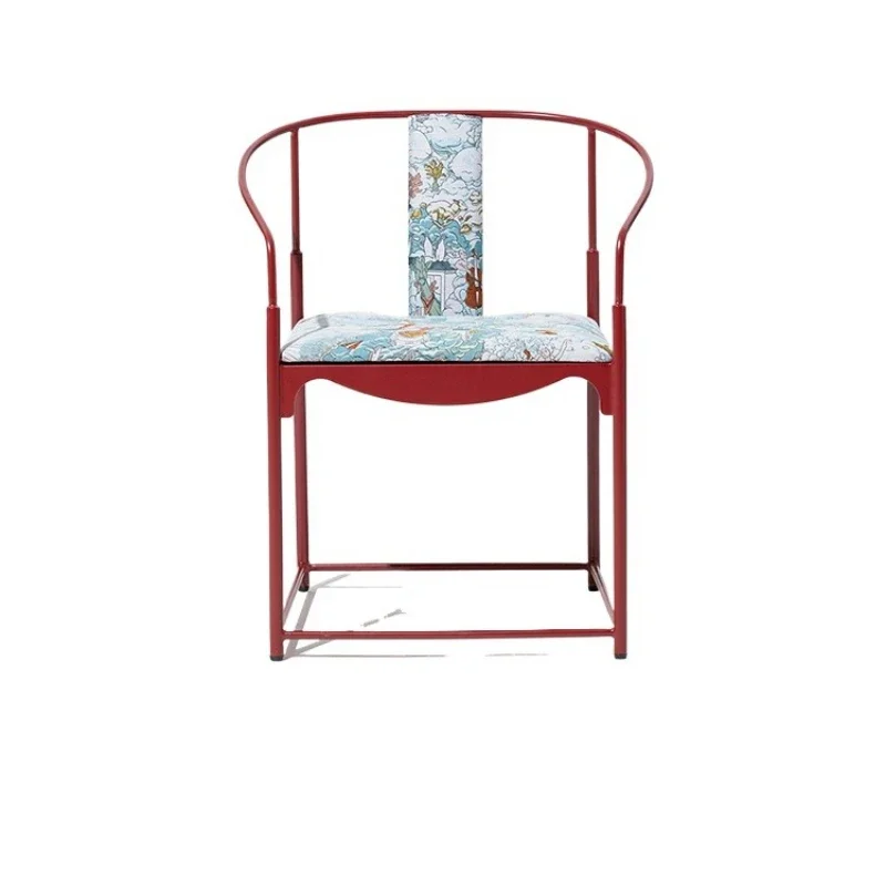 

Single armchair embroidery new Chinese study