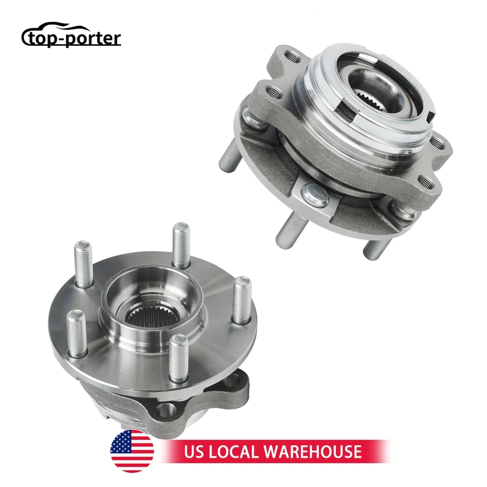 

2Pcs Front Wheel Bearing Hub For Pathfinder Quest Maxima Murano Altima JX35 QX60 QX50