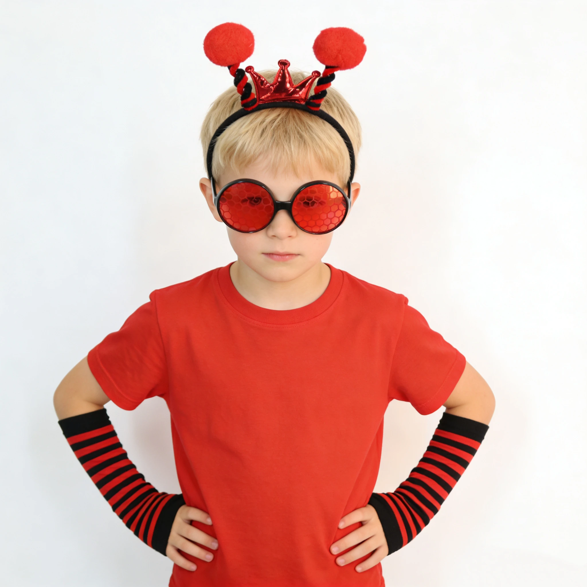 

Набор для Хэллоуина: повязка на голову и очки в виде божьей коровки, аксессуары для костюма божьей коровки на Хэллоуин