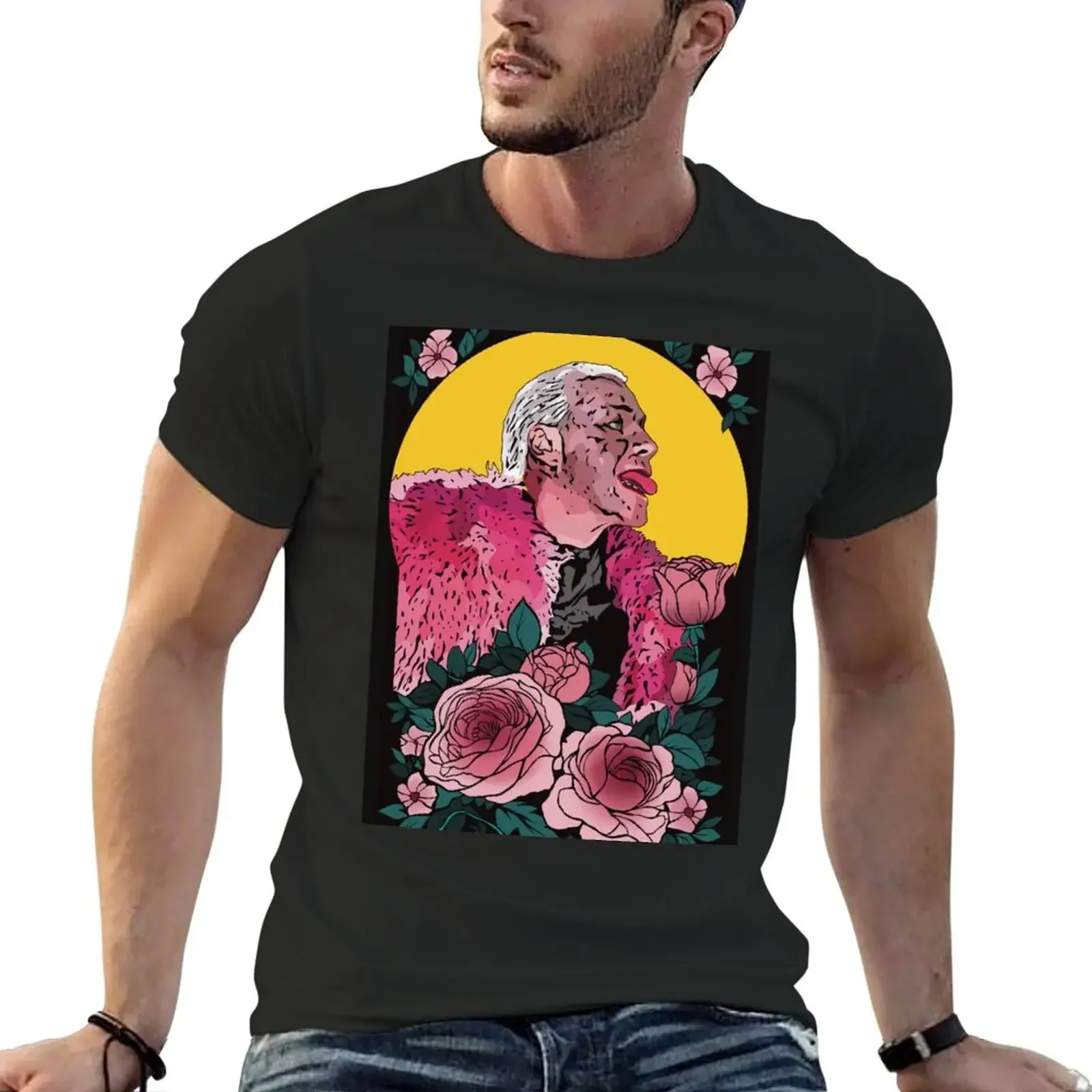 

Till Lindemann, digital art by Midza T-Shirt street wear vintage clothes customs heavyweights Men's clothing