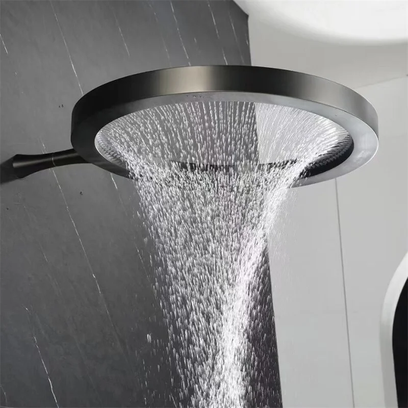 Upgrade High Pressure Shower Head Bathroom Accessories Chuveiro Rainfall Spa Water Saving Spray Massage Home Supplies Customized