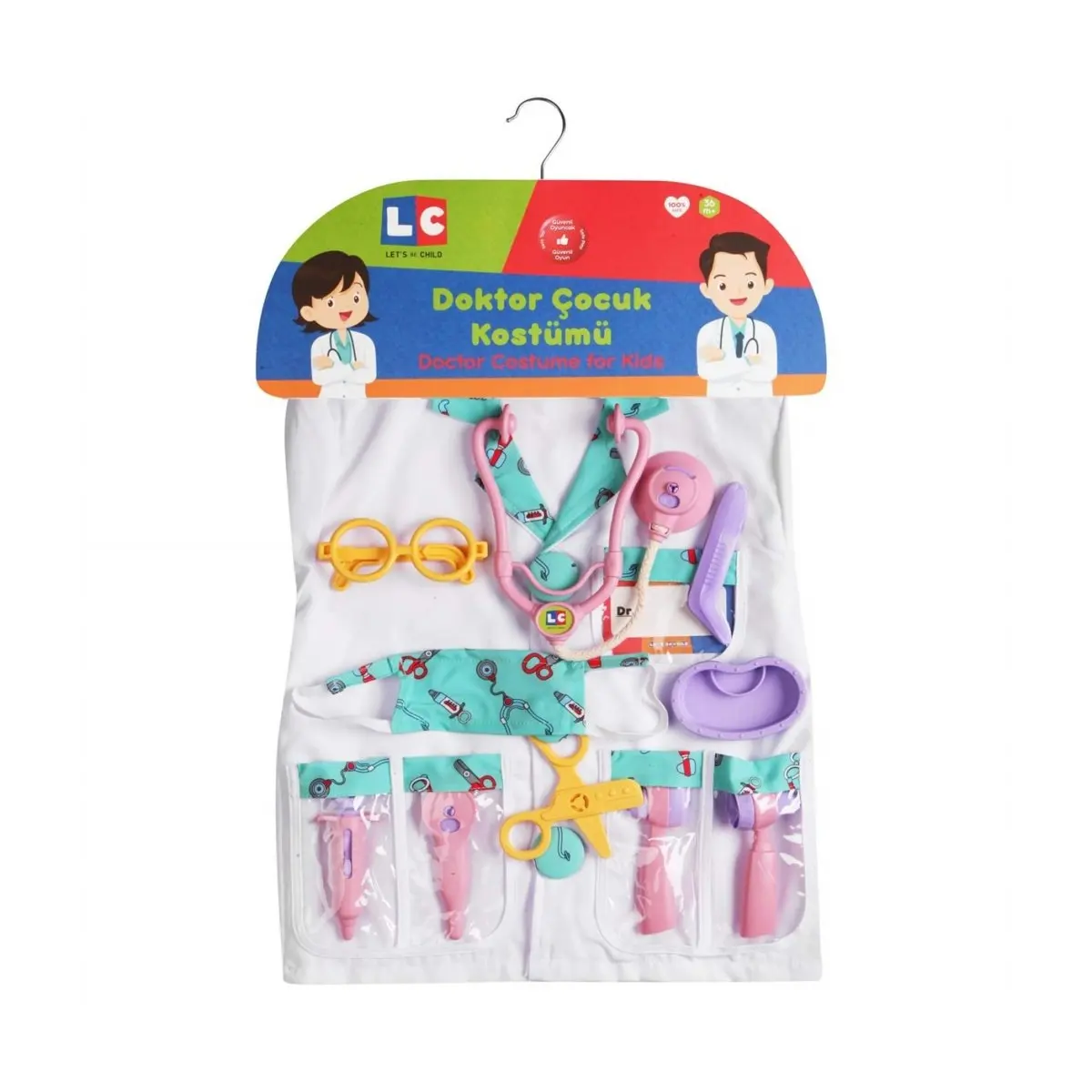 30896-LC exquisite, doctor child costume