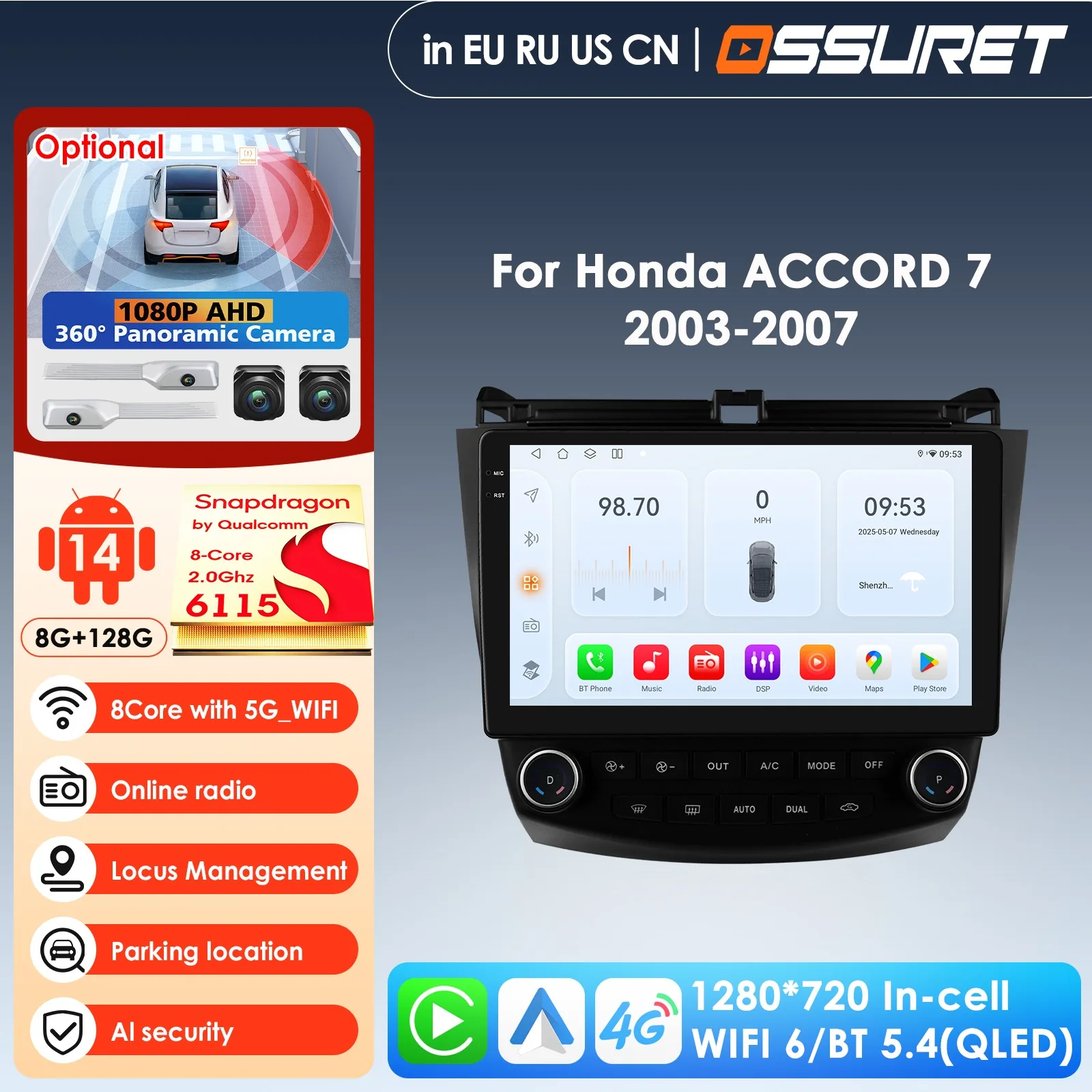 10.1Inch 2 Din Andr…