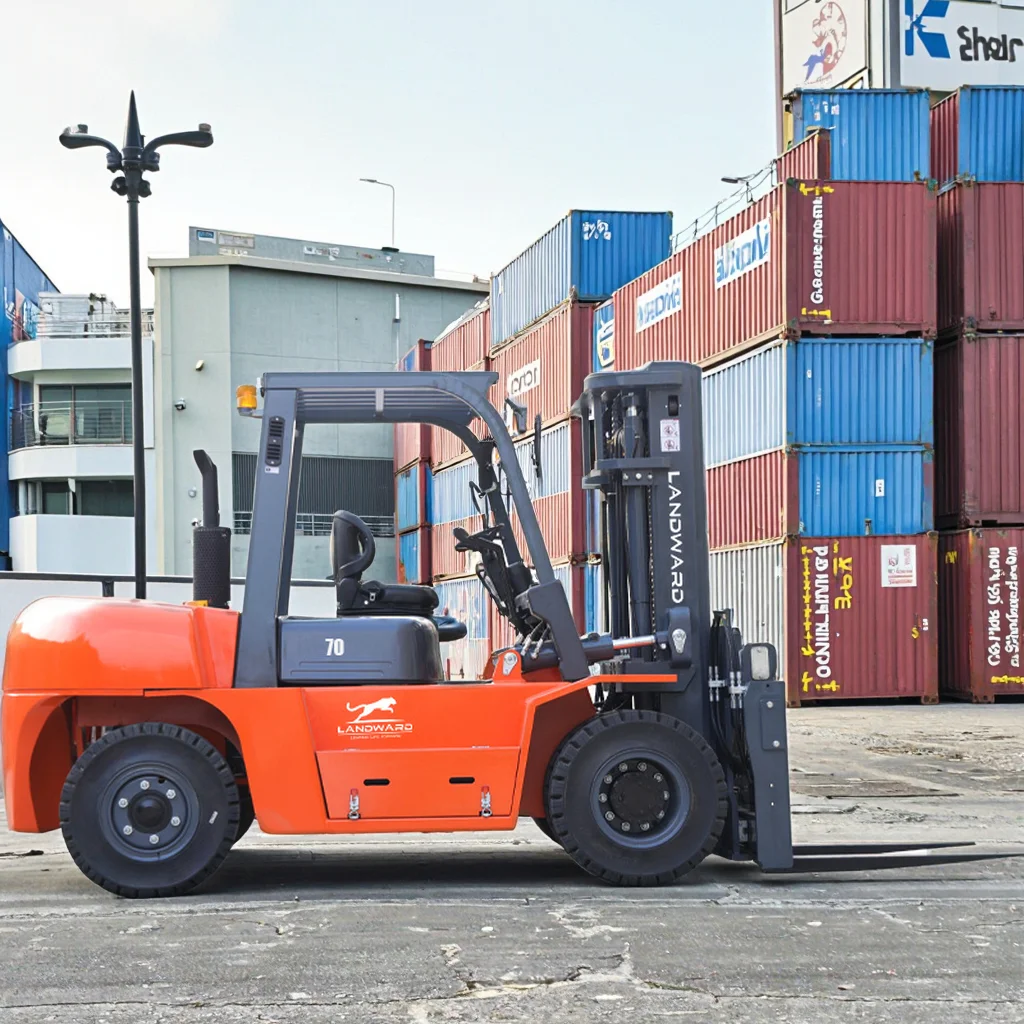 

High Quality Warehouse Material Loading And Unloading Truck Made In China Handling Forklift 7 T Small Diesel Forklift Customized