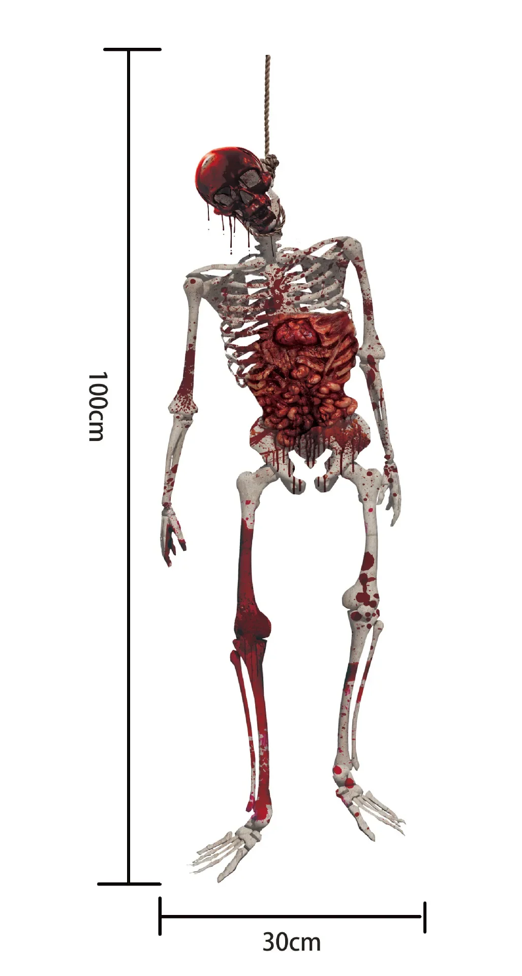 جديد هالوين الهيكل العظمي نافذة ملصق الرهيبة أنثى شبح جدار الزجاج ملصق مائي لحفلة الهالوين منزل مسكون ديكور المنزل الدعائم
