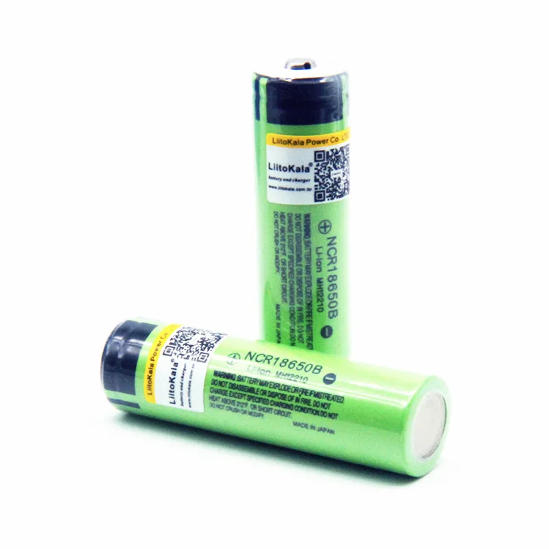 1-40pcs Liitokala 34B-JT Original NCR18650B 3.7v 3400mAh 18650 Lithium Rechargeable Battery with Pointed(No PCB) batteries