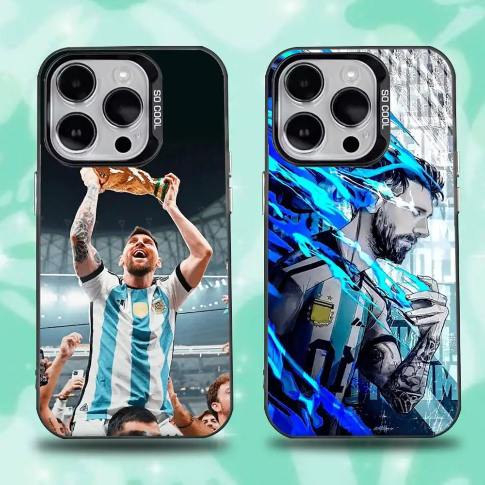 

M-MessiS-I Phone Case For iPhone 16,15,14,13,12,11,Mini,Pro,E,SE4,XS,MAX Black Candy Matte Cover