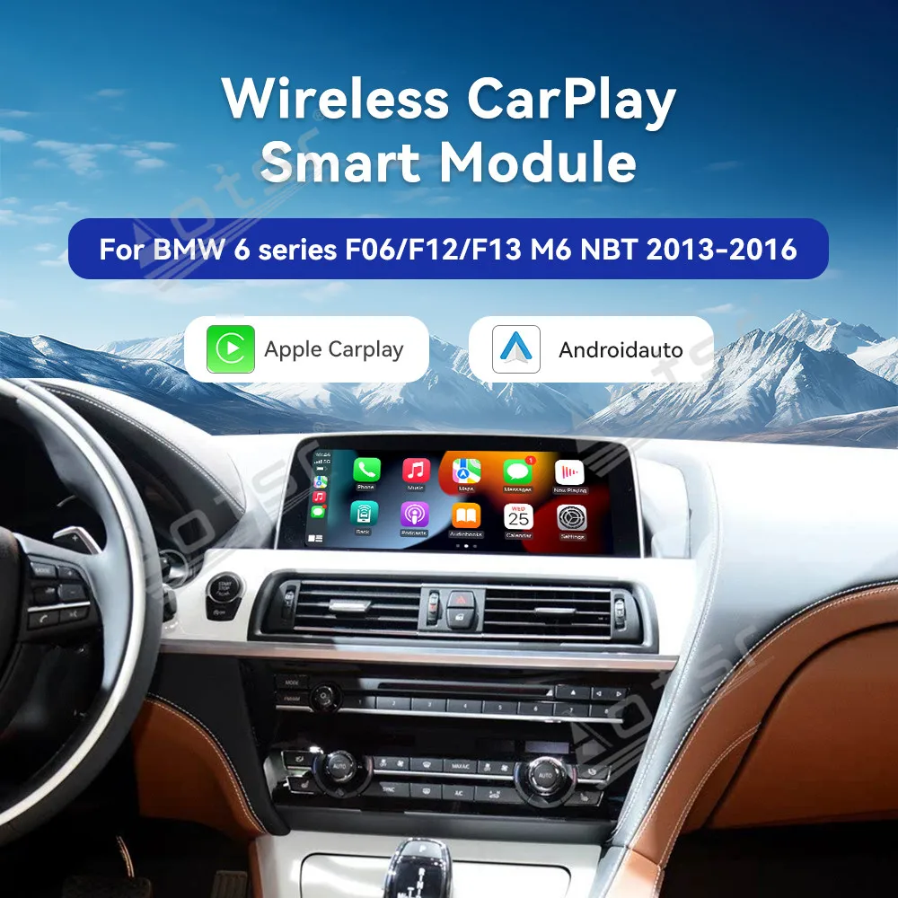 

Wireless Carplay Decoder Box Airplay and Mirro Link New Car Accessories For BMW 6 Series F06/F12/F13 M6 NBT 2013-2016 Unique