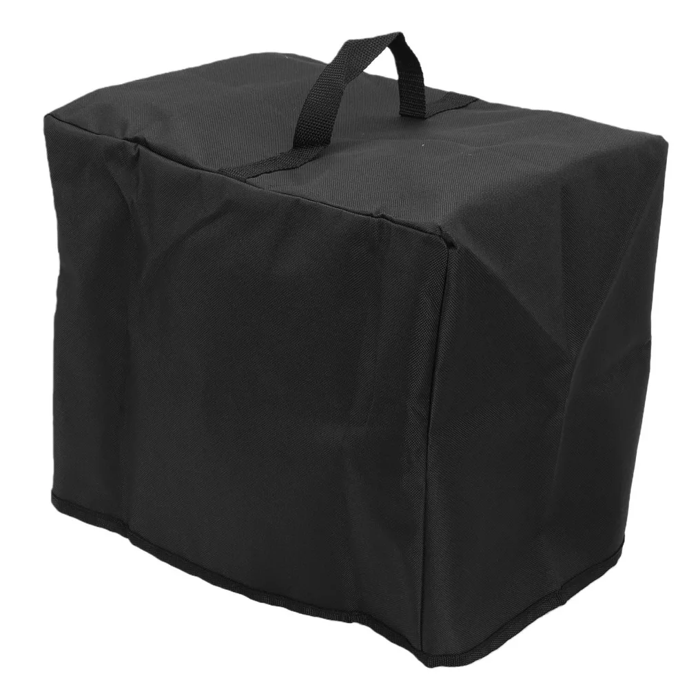 600D Oxford Fabric Coffee Maker Cover Scratchproof Water Proof Coffee Machine Cover Black Single Serve Compatible Dust Cover