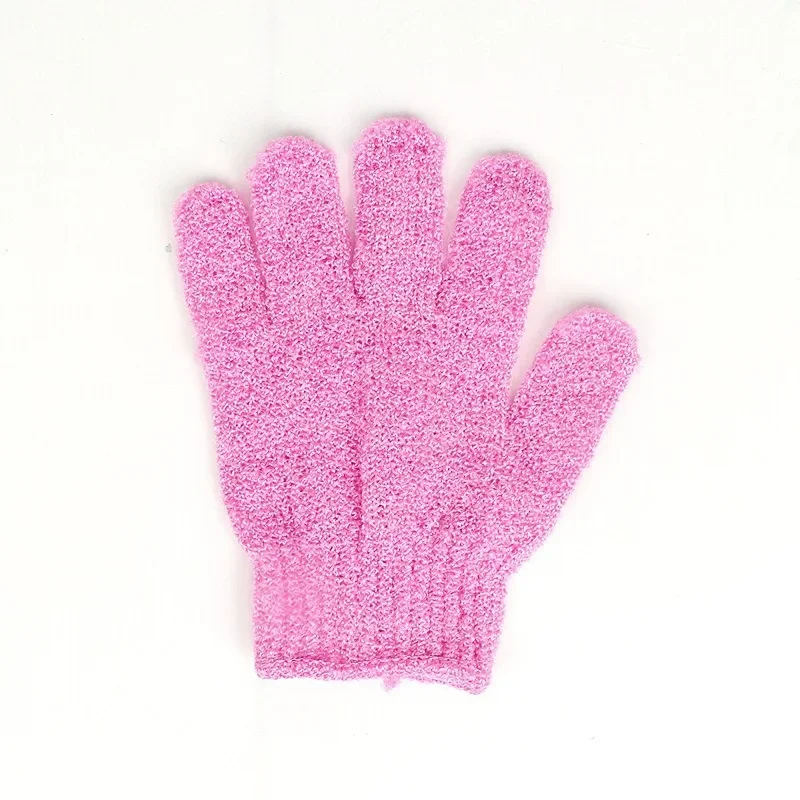 Five Finger Bath Mitt Exfoliating Scrubbing Mitt Creative Fibre Massage Scrubbing Towel Single bath brush  scrub gloves