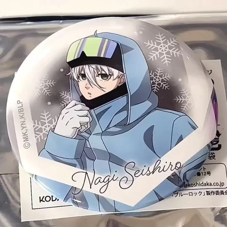 علامة قائمة لمقود التزلج "السجن الأزرق" "Seishiro، Reiyo Oyama" زخرفة شارة doujin مصنوعة من قبل Taniko
