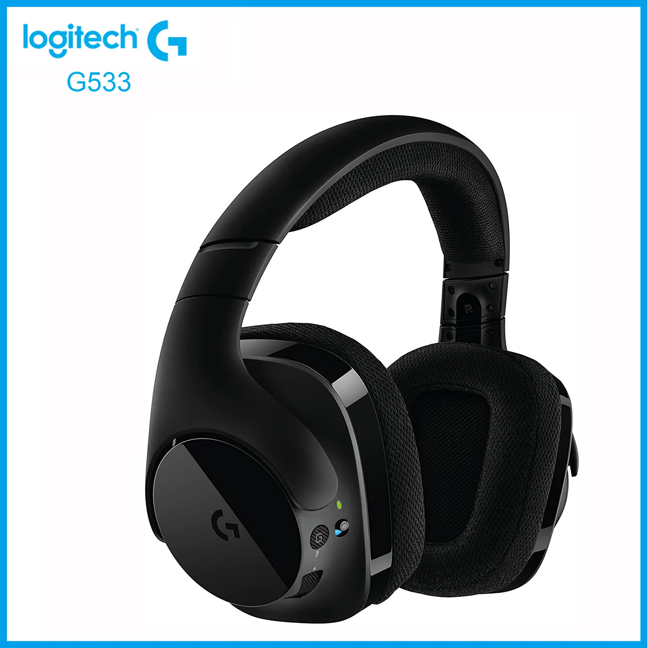 

Logitech (G) G533 Headphones 7.1 Wireless Surround Sound Game Earphone Microphone Computer Competition Earphone Headset