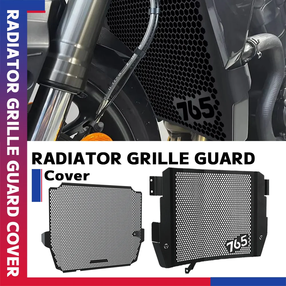 

Motorcycle Radiator Guard Grill Cover Protection Accessories For Street Triple Moto 2 765 Triple Moto2 765R 765RS 2023 2024 2025