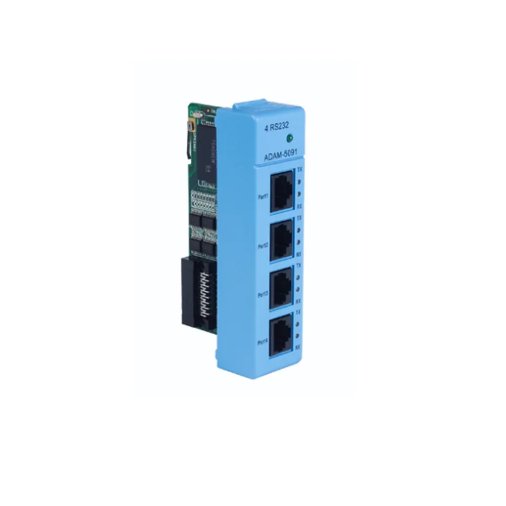 Advantech ADAM 5091 4 port RS-232 Module with Share Interrupt