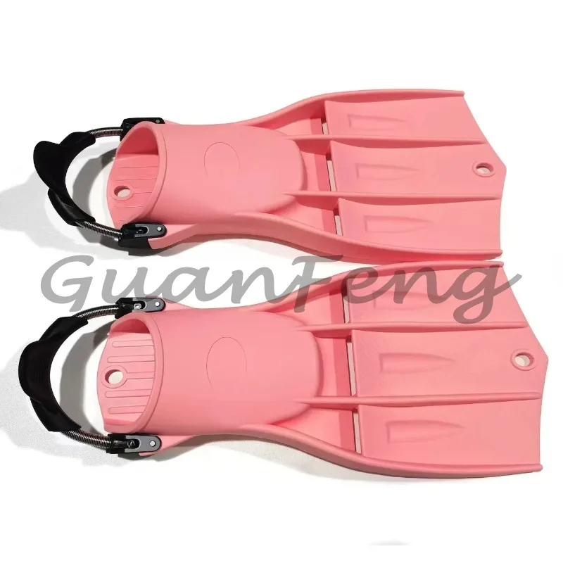 Professional Scuba Diving Fins Adjustable Spring Buckle Jet Frog‑Shoes Powerful Thrust Flippers