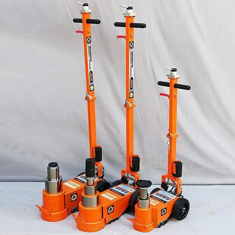 Automotive Hydraulic Jack, 60-80T, Unfiltered, Orange Heavy-duty Truck Jack, Foldable, Suitable for Multiple Scenarios