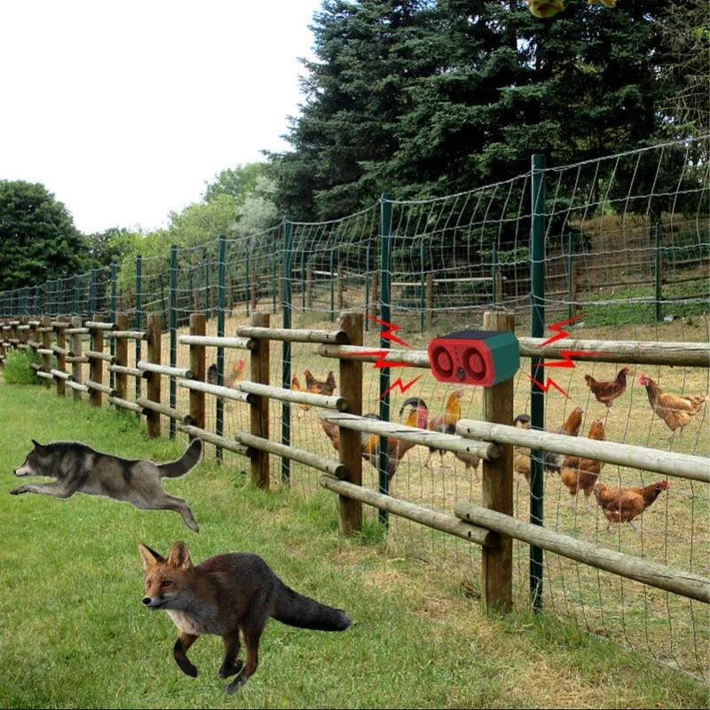 Allarme sensore di movimento solare esterno Impermeabile 13 suoni Sirena di allarme rilevatore di movimento per abbaia di cani per fienile agricolo