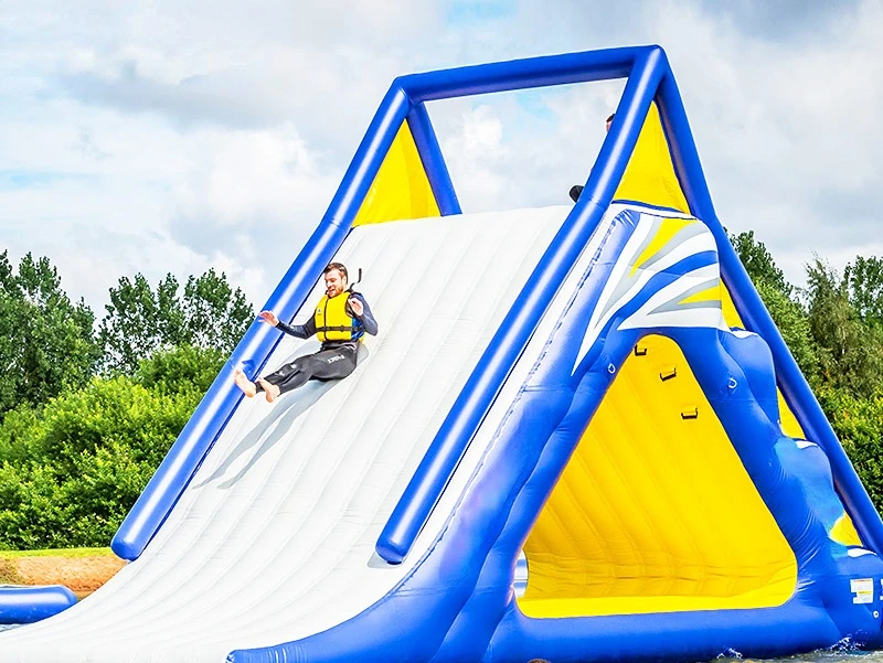 Inflatable Triangular Slide, Trampoline, Jumping Bed, Seesaw