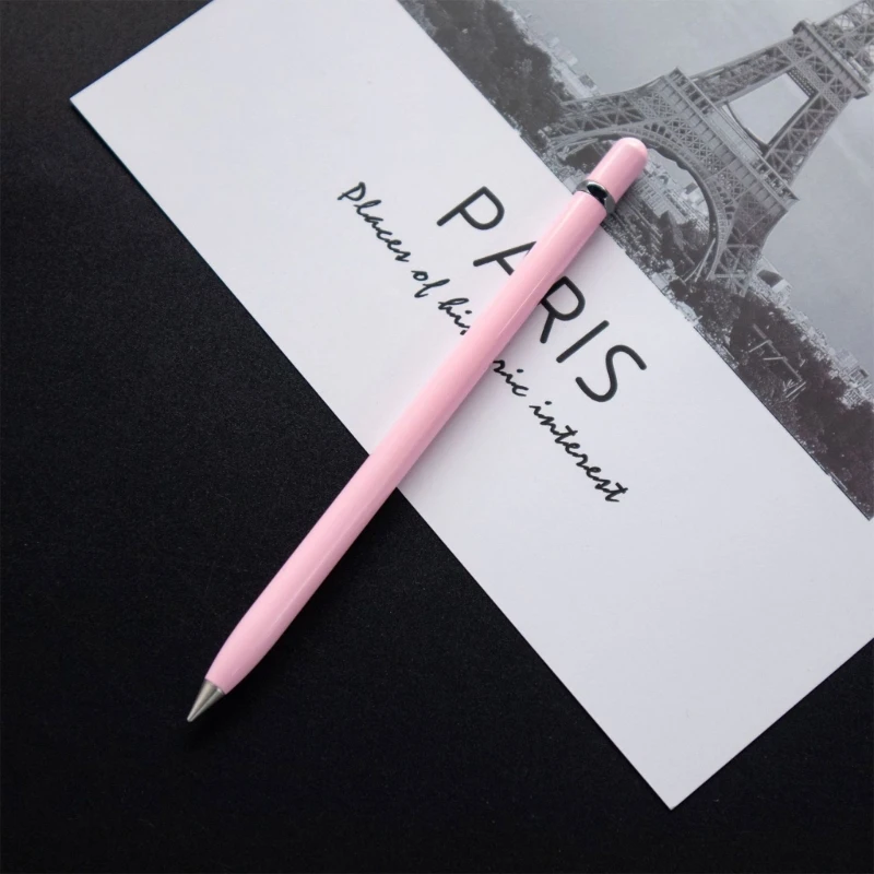 Erasable Everlasting Pen Metal Inkless Pencil No Sharpening Sketch Pencil Gift Pen for Boy Girl Student Kid Drawing K1KF