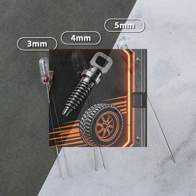 25PCS 5mm 4mm 3mm Clear 12V Mini Bulb of Wheat Rice Bulbs Switch Button Bulbs Indicator Bulb Tungsten Lamp Accessories