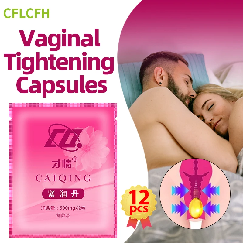 12pcs Vaginal Tightening Capsules Orgasm Gel Female Libido Enhancer Exciter Stimulant Vagina Shrinking Women Climax Tight Oil