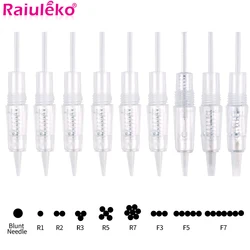 10P Screw Cartridge Tattoo Needles for 1D 1R 2R 3R 3F 5R 5F 7R 7F Micropigmentation Tattoo Device Makeup Eyebrow Lip Derma Tools