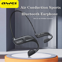 Awei A889BL/A889 Pro Air Conduction Wireless Bluetooth 5.0 Earphones With Mic Neckband Sports Headphones IPX4 Waterproof Headset