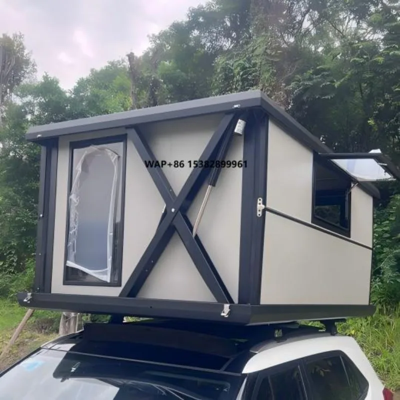 

Aluminum Alloy Electric Roof Tent, Inflatable Rooftop, 4 Person Capacity with Solar - Powered Panel