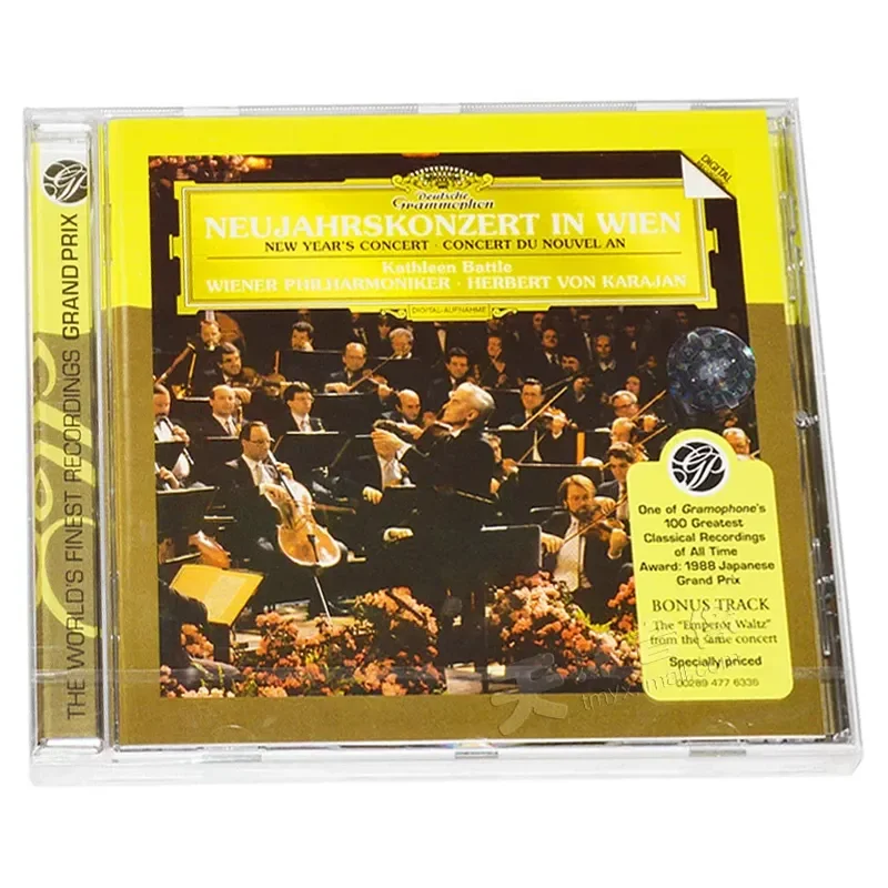 

CD for 1987 Vienna New Year's Concert conducted by Karajan classical music album 4776336