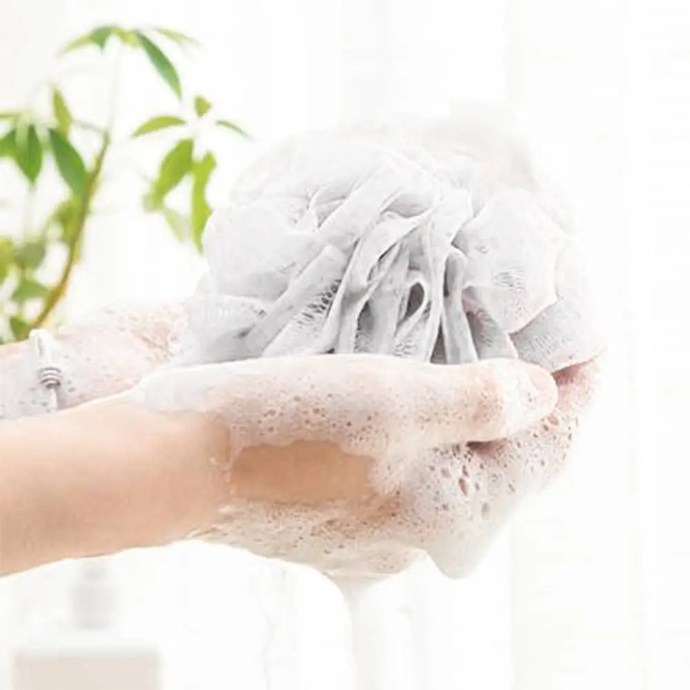 Super Soft 1Pcs Wash Body Simple Design Bathroom Supplies Back Scrubber Bath Ball Bath Flower Mesh Sponge Shower Brush