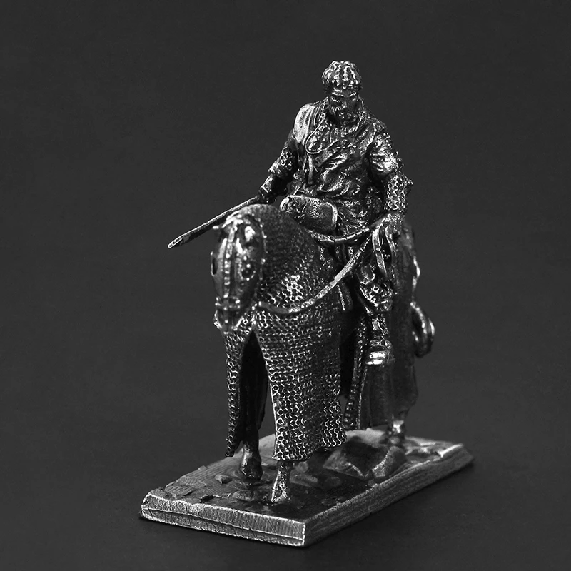 Metal Spanish Cavalry Finished Product Military Soldier Model Action Figures Toys Board Game Piece Miniature Ornament Accessorie