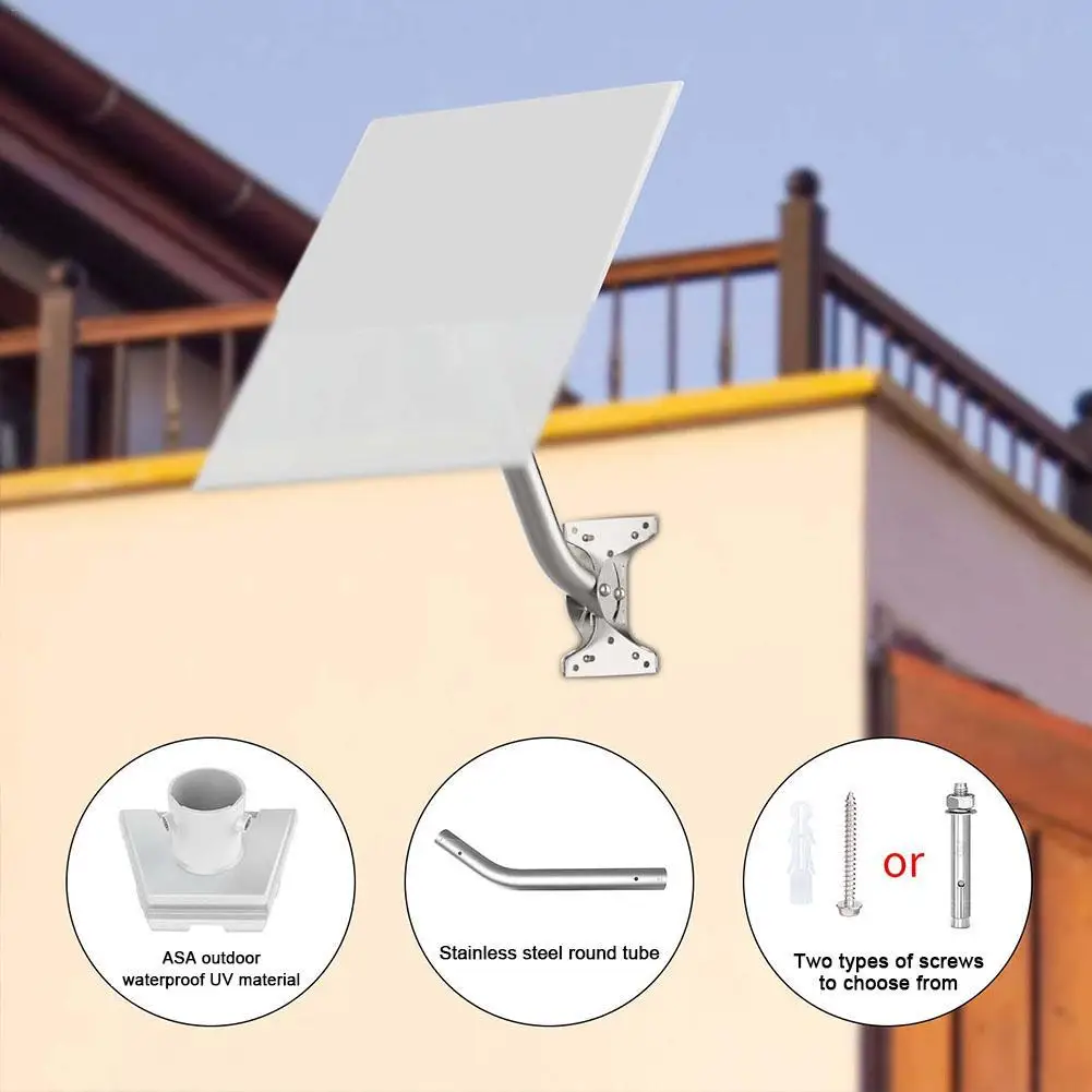 

Satellite Mounting Bracket For StarLink Gen3 Strong Load-bearing Capacity 88 Degrees Of Free Adjustment For Roof Installation