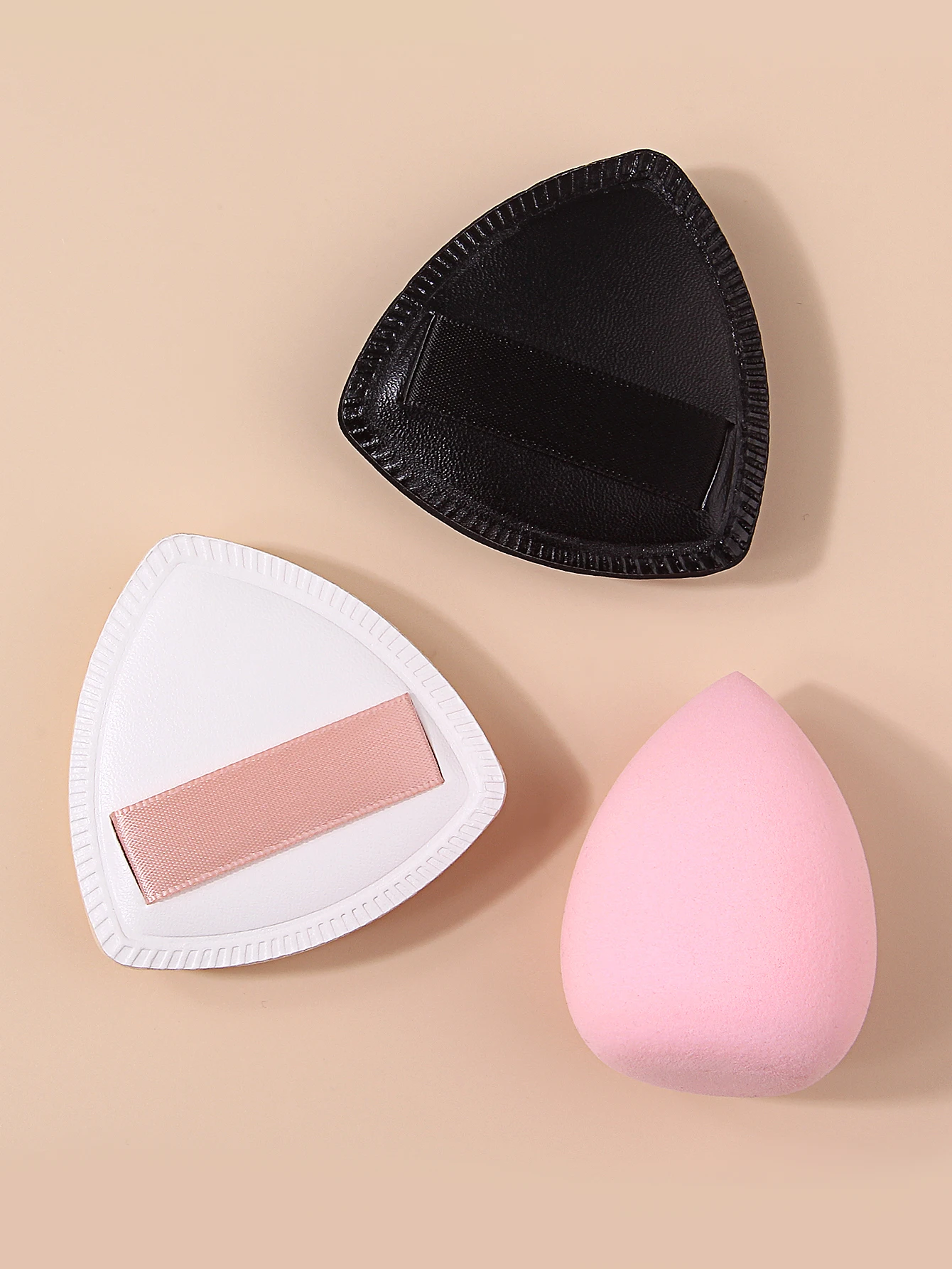 3PCS Makeup Sponge Concealer Smooth Cosmetic Powder Puff Triangle Shape Foundation Water Drop Make Up Blender Tools