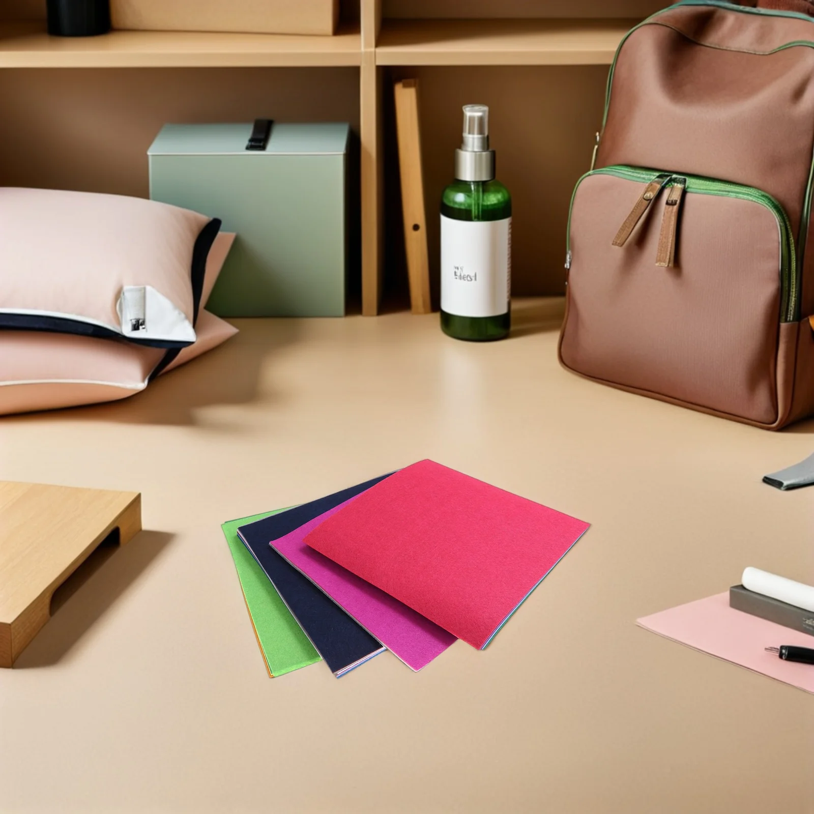 40 قطعة متعددة الألوان غير المنسوجة النسيج ورقة 15x15 سنتيمتر دائم قابلة لإعادة الاستخدام DIY بها بنفسك الحرفية المواد للمشروعات الفنية ألوان عشوائية #6