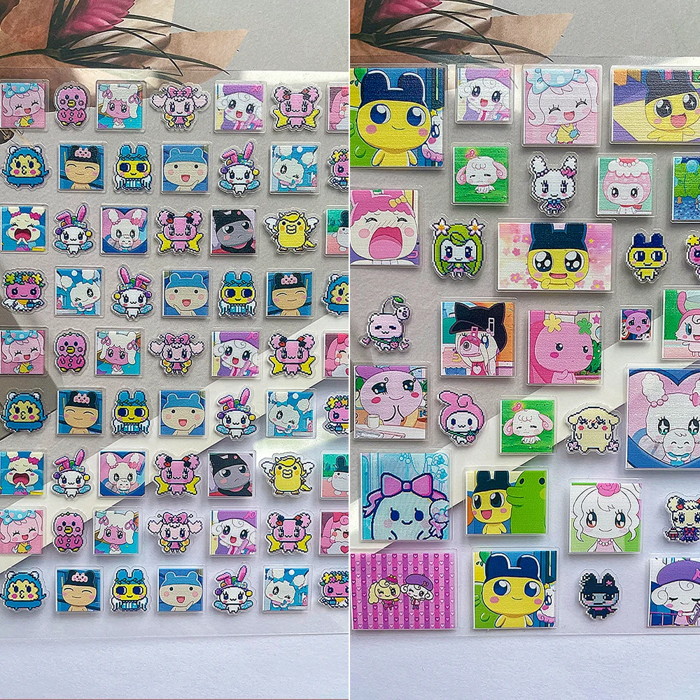 

Супер мини-кавайные багажные бирки, наклейки для дизайна ногтей, Ins Stytle, узоры «сделай сам», дневники, водонепроницаемые чехлы для телефонов, наклейки на чашку воды