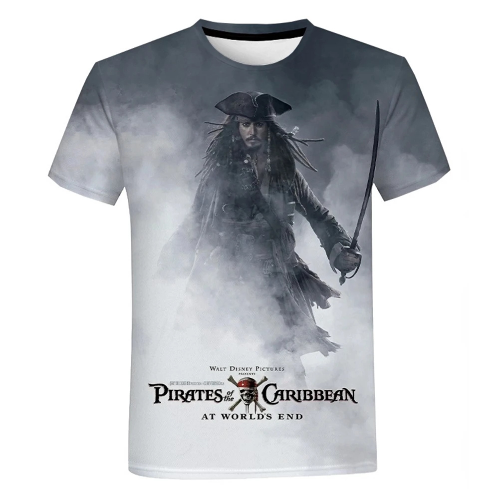 2026 Karibik-Piraten 3D-gedrucktes T-Shirt für Herren und Damen – Modisches Freizeit-Streetwear für den Sommer – Detail 3