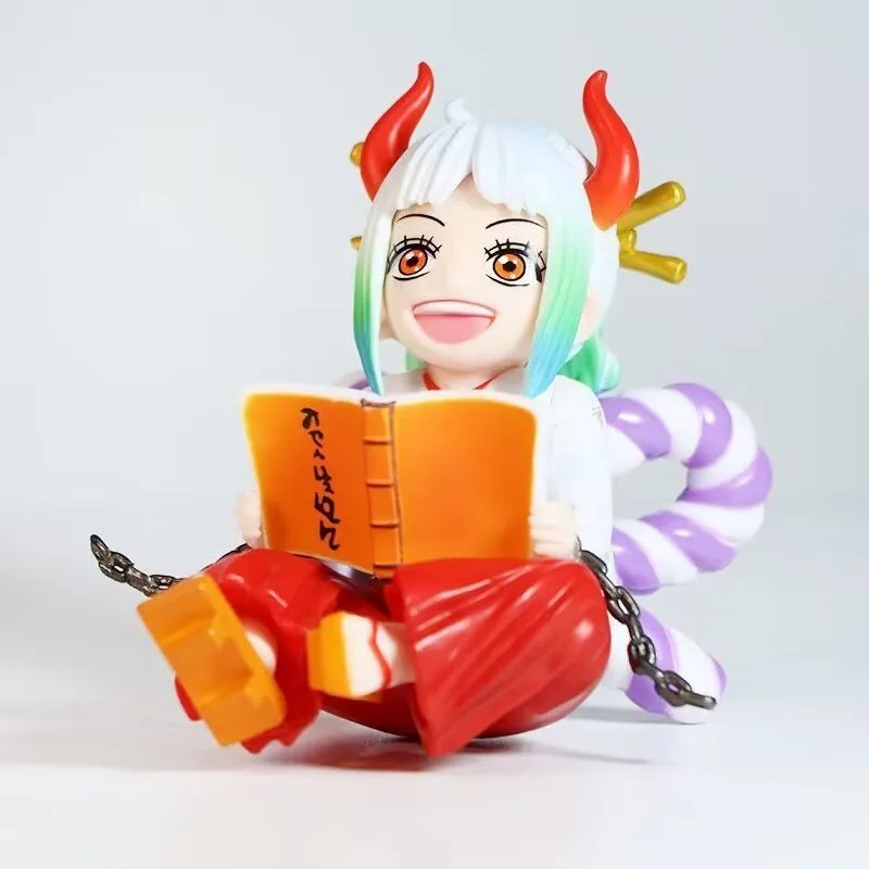 Figura de Anime Yamato de una pieza de 9cm, modelo versión Q, estatua de Pvc, decoración de escritorio, adorno periférico, regalo de cumpleaños, juguete para chico