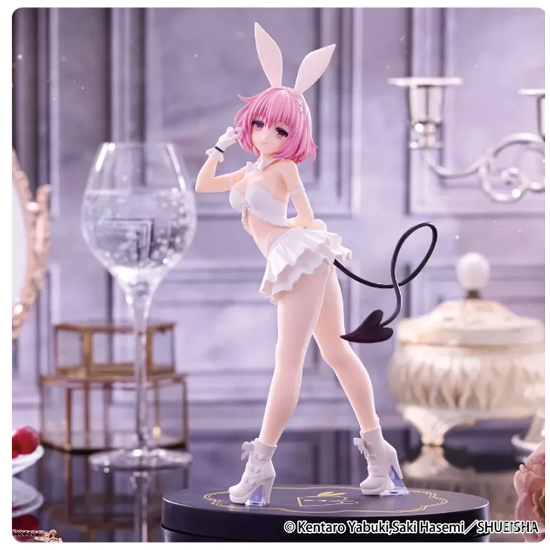Genuine Original Anime To LOVE Darkness BiCute Bunnies Momo Belia Deviluke White Ver. Character Action Model Desktop Ornaments