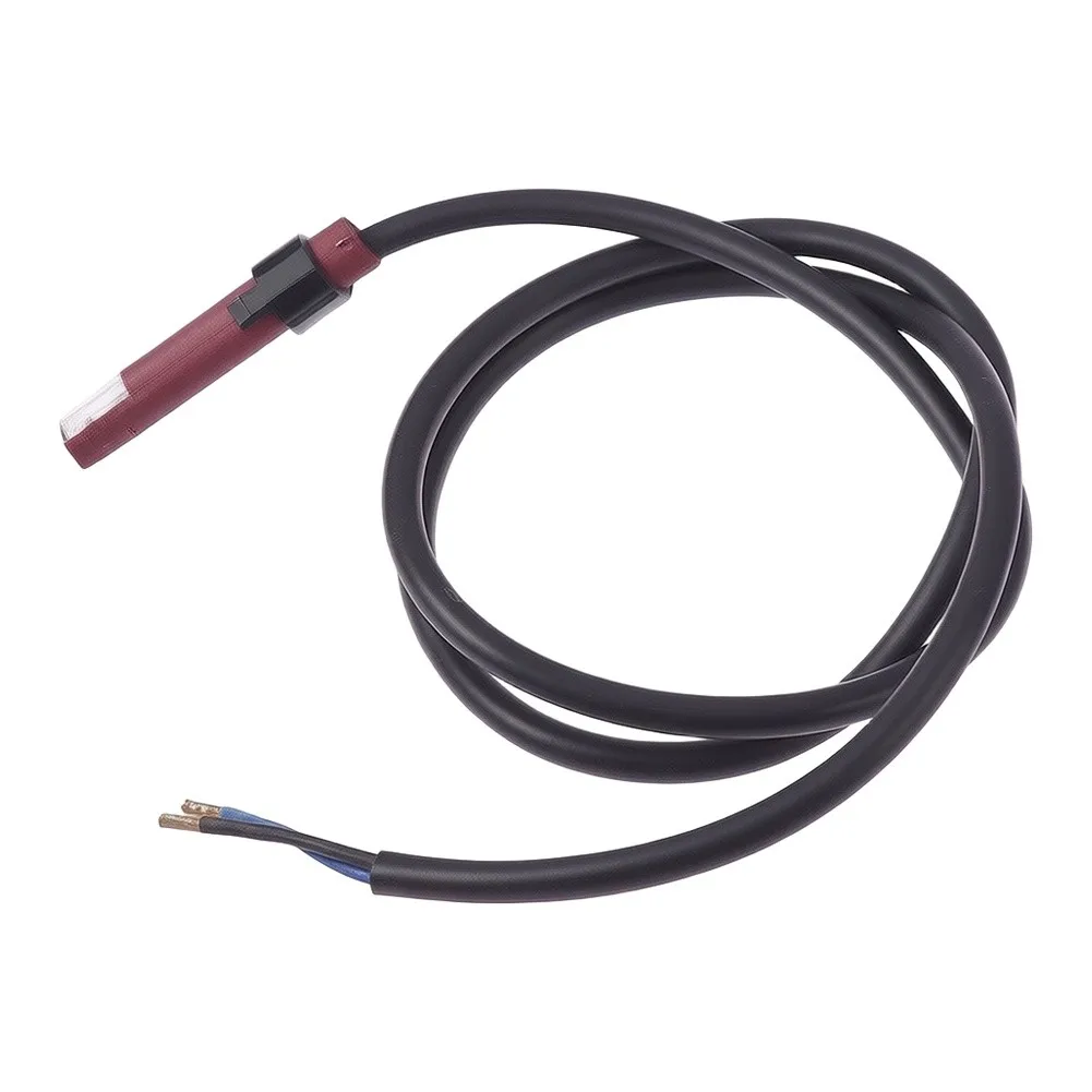 Photocell-Based Flame Sensor QRB1 for Diesel Burner Monitoring with ABS Encapsulation and Metal Mounting Structure