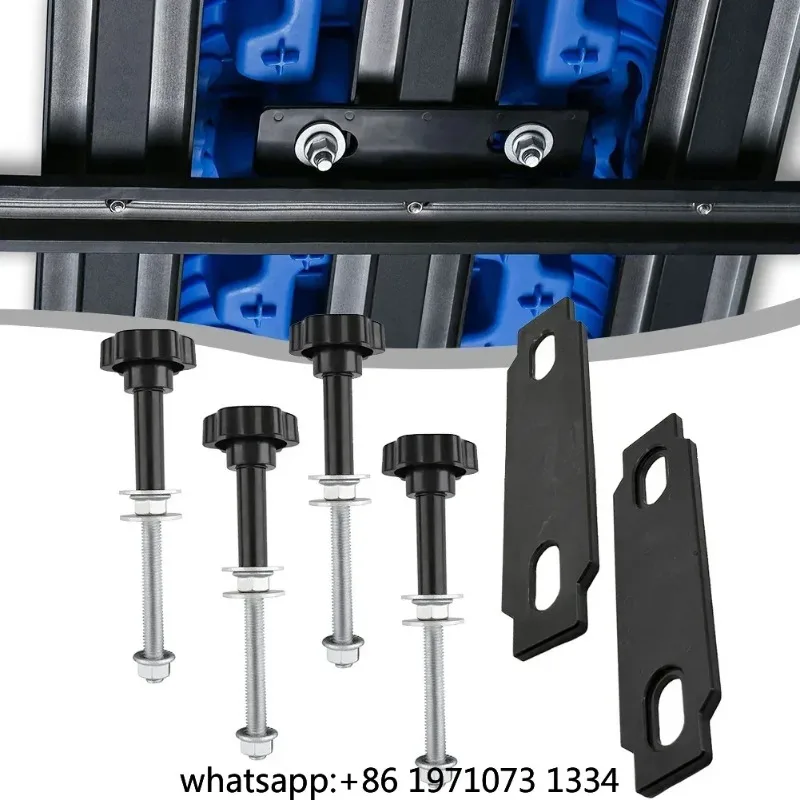 4X Universal Traction Board Kit Easy-to-Install Safety Recovery Board Mount for Off-Road Vehicles