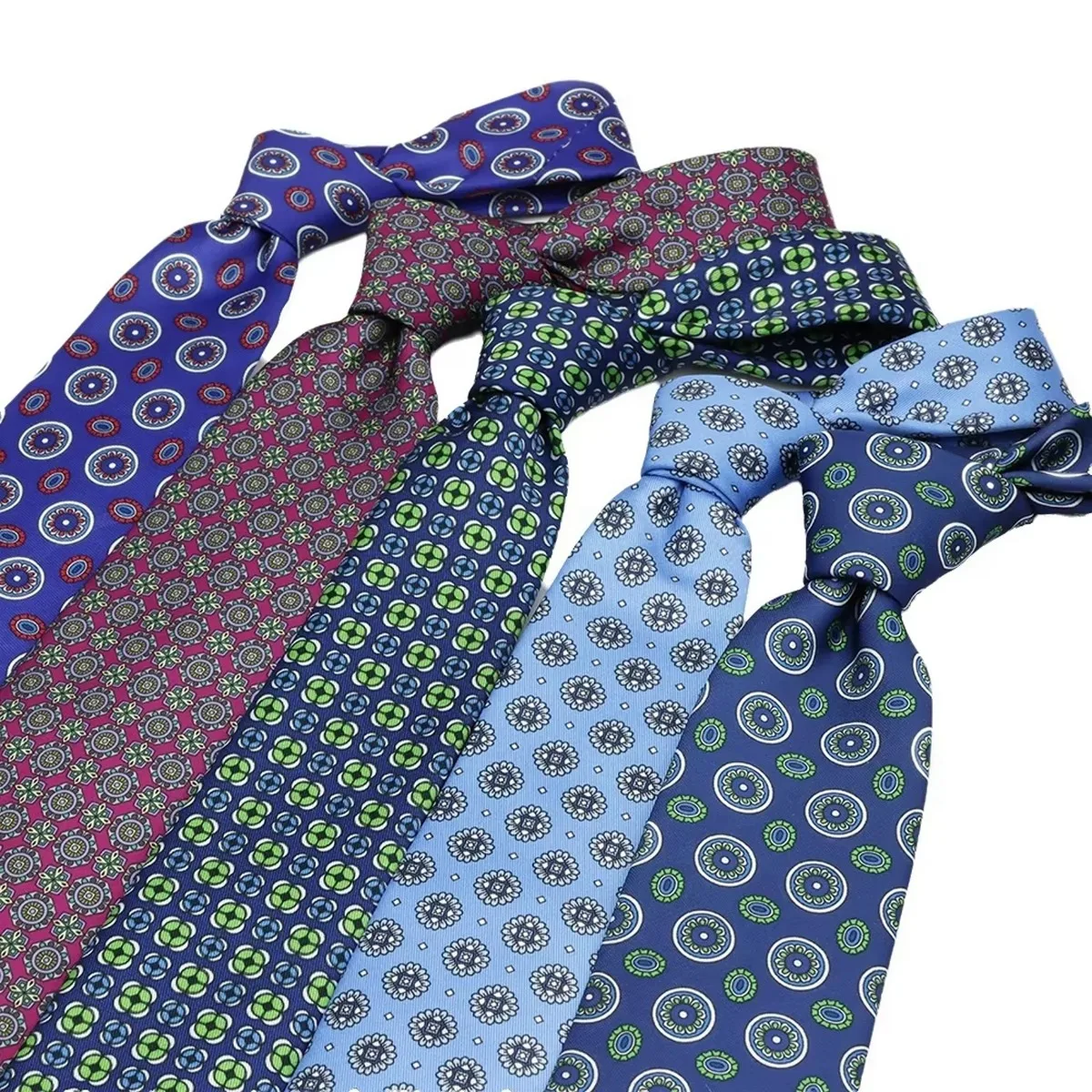 Elegant 8CM Tie for Men Fashion Style Polka Dot Check Stripe Luxury High Quality Wedding Work Formal Premium Gift Accessories